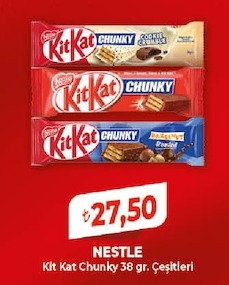 Nestle Kit Kat Chunky 38 Gr. Çeşitleri