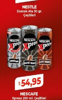 Nescafe Xpress 250 Ml. Çeşitleri