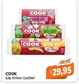 Cook Çöp Torbası Çeşitleri