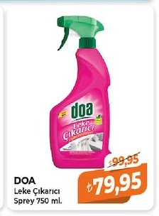 Doa Leke Çıkarıcı Sprey 750 Ml.