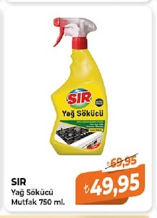 Sir Yağ Sökücü Mutfak 750 Ml