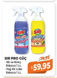 Sir Pro Güç Kir Ve Kireç Sökücü 1 Lt