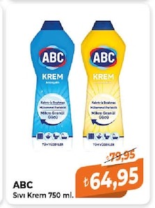 Abc Sıvı Krem 750 Ml