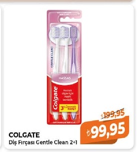 Colgate Diş Fırçası Gentle Clean 2+1