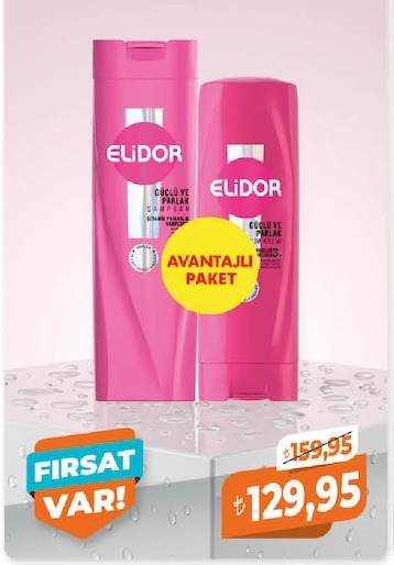 Elidor Güçlü Ve Parlak Şampuan Ve Saç Kremi