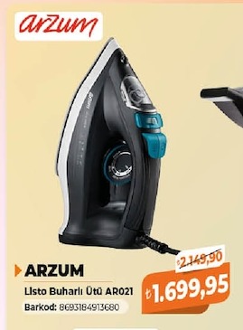Arzum Listo Buharlı Ütü Ar021