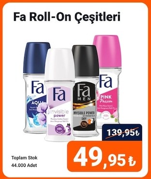 Fa Roll-On Çeşitleri