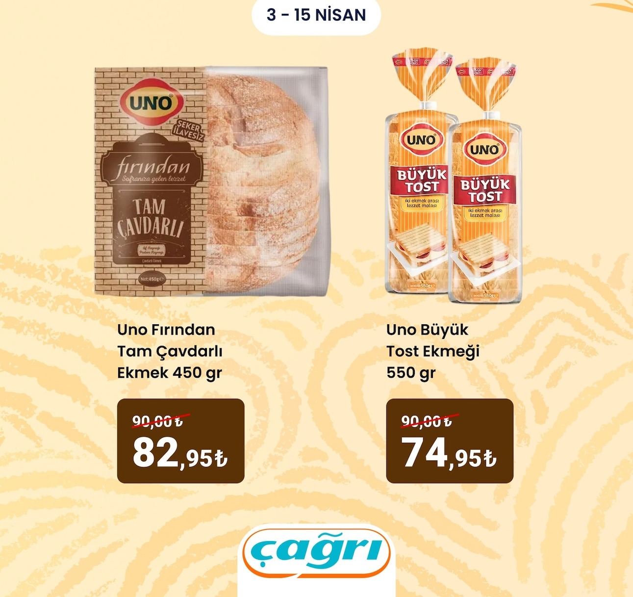 Uno Büyük Tost Ekmeği 550 Gr