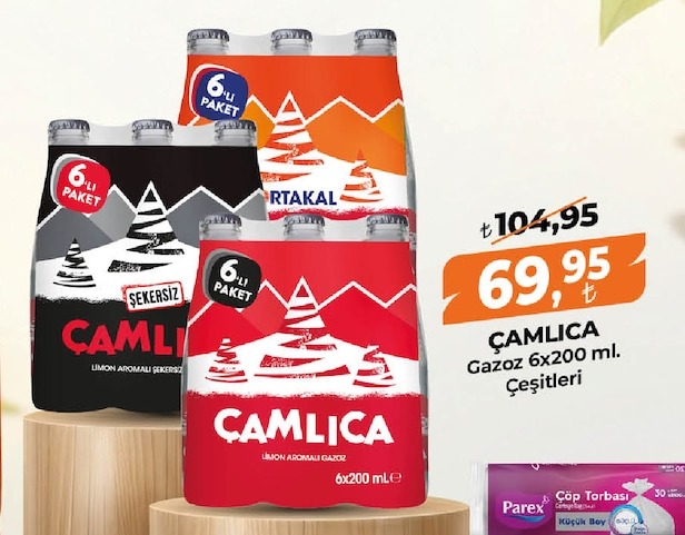 Çamlica Gazoz 6X200 Ml
