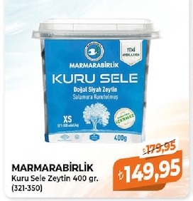 Marmarabirlik Kuru Sele Zeytin 400 Gr.
