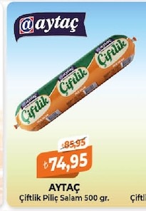 Aytaç Çiftlik Piliç Salam 500 Gr.