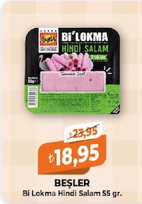 Beşler Bi Lokma Hindi Salam 55 Gr.