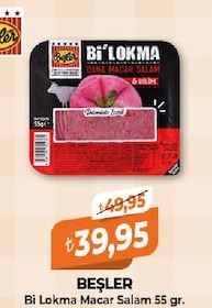 Beşler Bi Lokma Macar Salam 55 Gr.