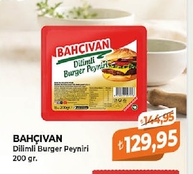 Bahçivan Dilimli Burger Peyniri 200 Gr.
