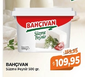 Bahçivan Süzme Peynir 500 Gr.