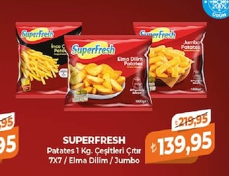 Superfresh Patates 1 Kg.