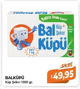 Balküpü Küp Şeker 1000 Gr.