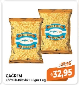 Çağri'M Köftelik-Pilavlık Bulgur 1 Kg.