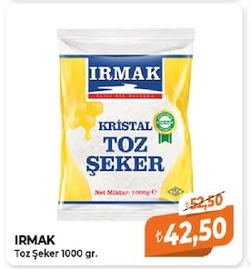 Irmak Toz Şeker 1000 Gr.
