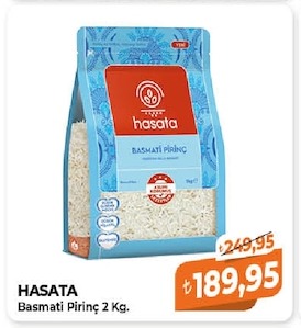 Hasata Basmati Pirinç 2 Kg