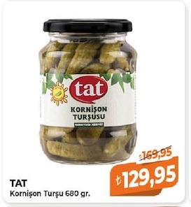 Tat Kornişon Turşu 680 Gr