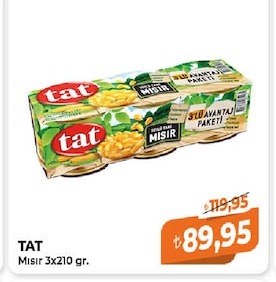 Tat Mısır 3X210 Gr.
