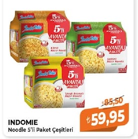 Indomie Noodle 5'Li Paket Çeşitleri