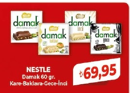 Nestle Damak 60 Gr. Kare-Baklava-Gece-Inci