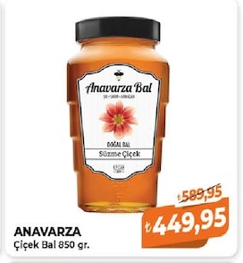 Anavarza Çiçek Bal 850 Gr.