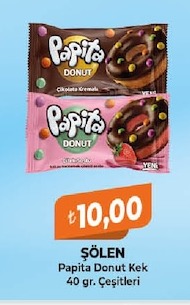 Şölen Papita Donut Kek 40 Gr.