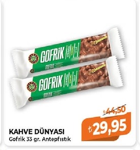 Kahve Dünyası Gofrik 33 Gr. Antepfıstık