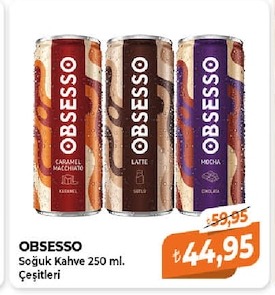 Obsesso Soğuk Kahve 250 Ml. Çeşitleri