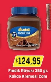 Ülker Fındık Rüyası 350 Gr Kakao Kreması Cam