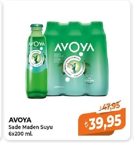 Avoya Sade Maden Suyu 6X200 Ml