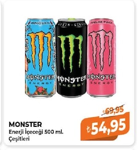 Monster Enerji İçeceği 500 Ml