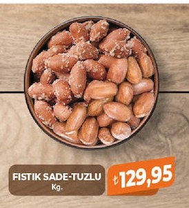 Fıstık Sade-Tuzlu Kg.