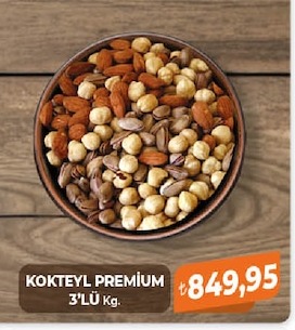 Kokteyl Premium 3'Lü Kg.