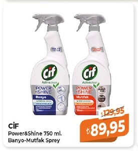 Cif Power&Shine 750 Ml. Banyo-Mutfak Sprey