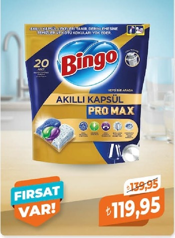 Bingo Akilli Kapsül Pro Max 20 Adet