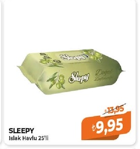 Sleepy Islak Havlu 25'Li