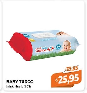 Baby Turco Islak Havlu 90'Lı