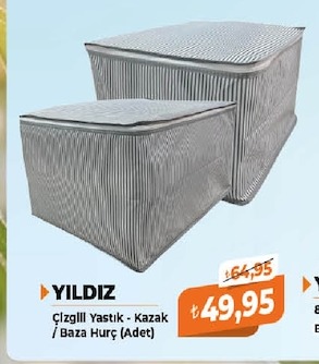 Yildiz Çizgili Yastık - Kazak / Baza Hurç (Adet)