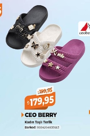 Ceo Berry Kadın Taşlı Terlik