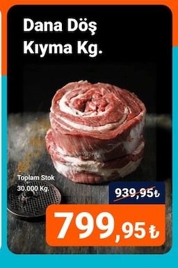 Dana Döş Kıyma Kg
