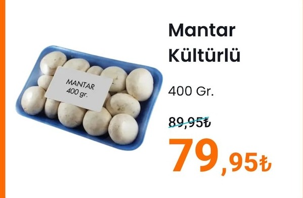 Mantar Kültürlü 400 Gr.