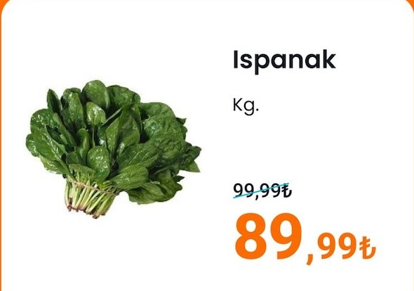 Ispanak Kg.
