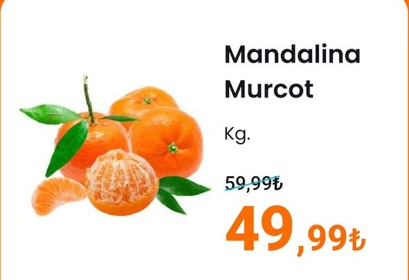 Mandalina Murcot Kg.