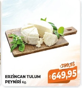 Erzincan Tulum Peyniri Kg.