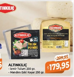 Altınkılıç İzmir Tulum Peyniri 250 Gr.