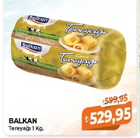 Balkan Tereyağı 1 Kg.